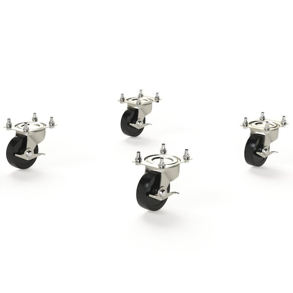 Kit, Caster, 4PK